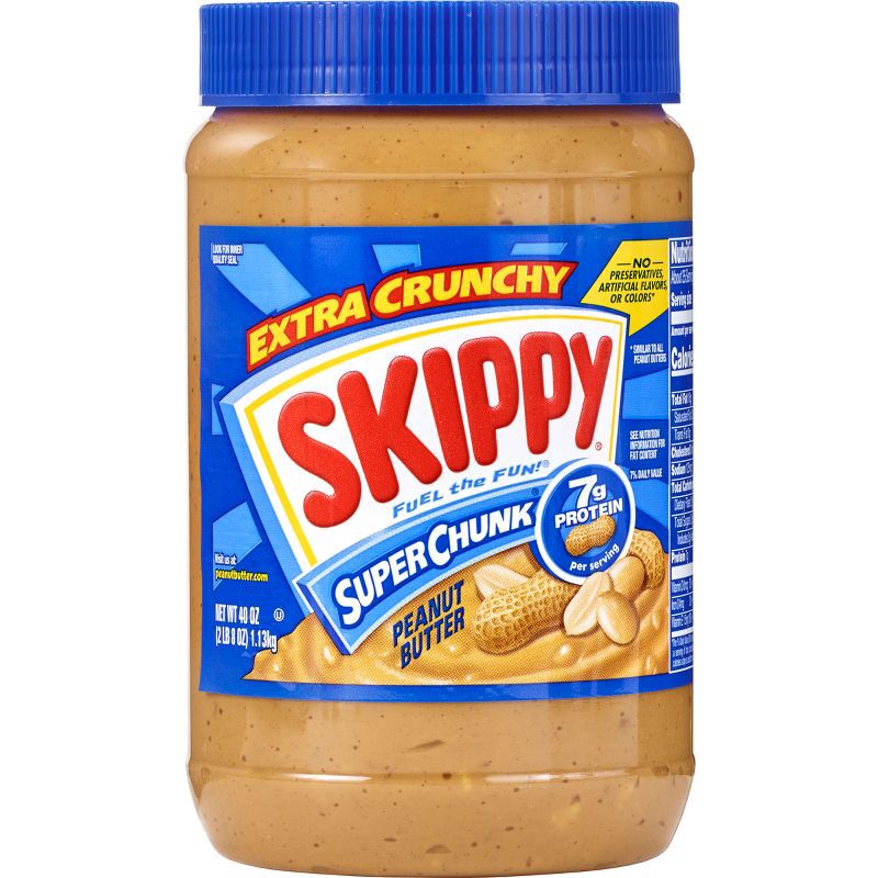 slide 3 of 13, Skippy Chunky Peanut Butter - 40oz, 40 oz