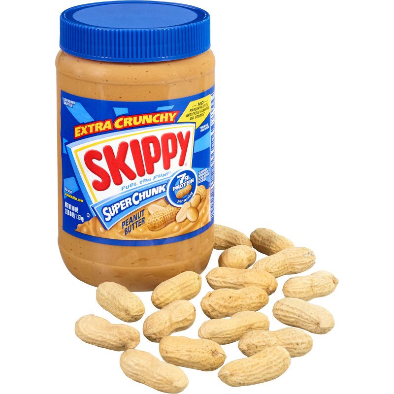 slide 6 of 13, Skippy Chunky Peanut Butter - 40oz, 40 oz