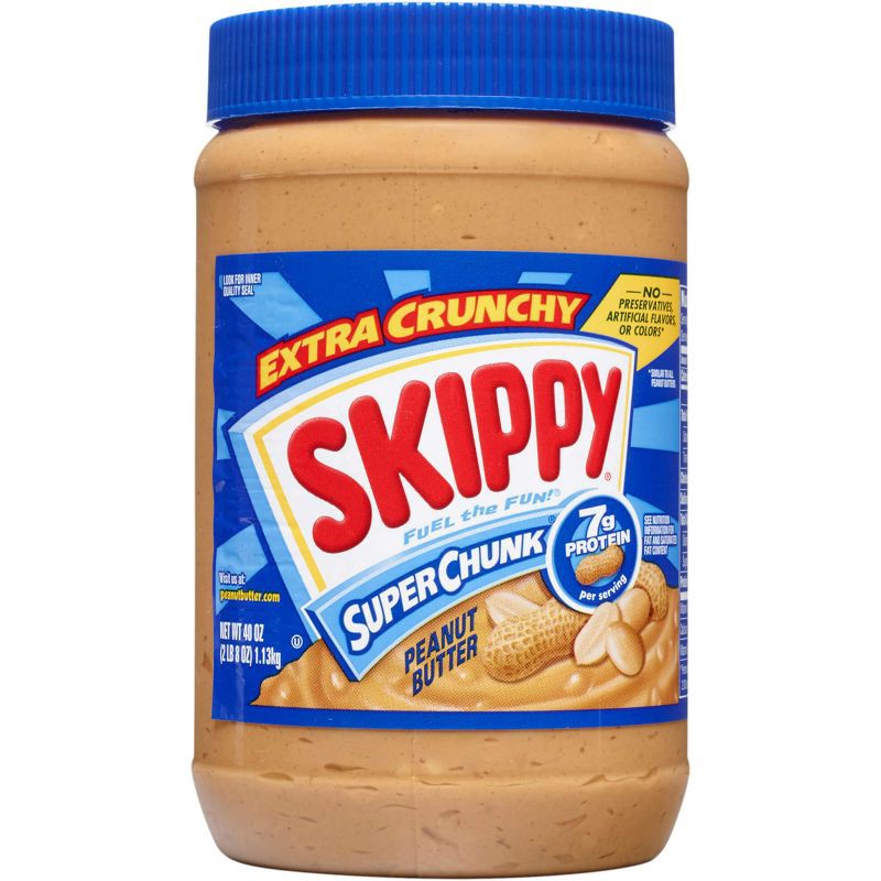 slide 1 of 13, Skippy Chunky Peanut Butter - 40oz, 40 oz