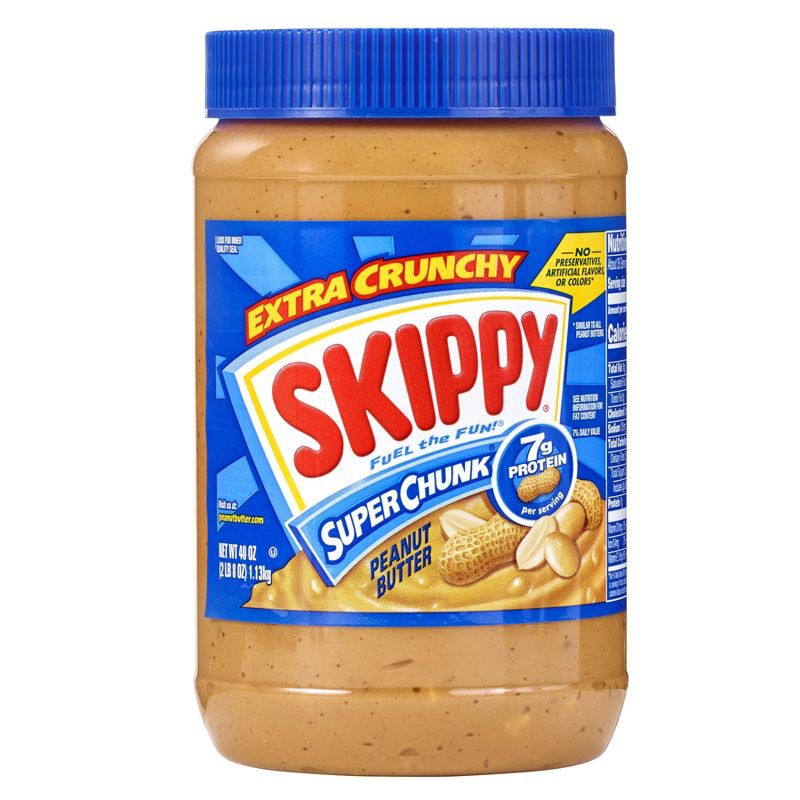 slide 10 of 13, Skippy Chunky Peanut Butter - 40oz, 40 oz