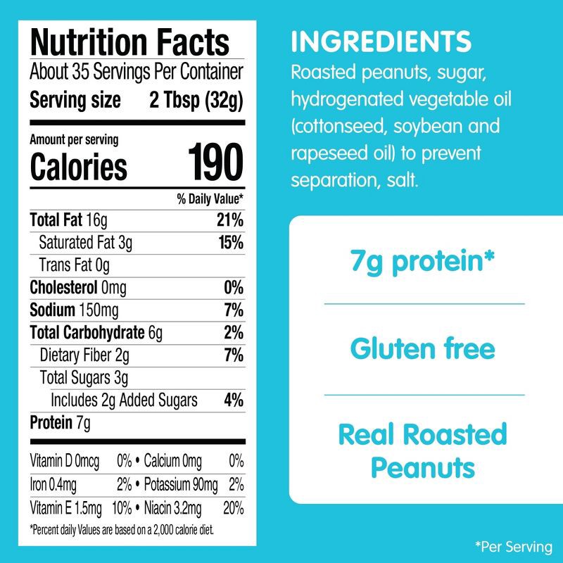 slide 7 of 11, Skippy Creamy Peanut Butter - 40oz, 40 oz
