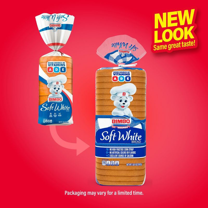 slide 2 of 10, Bimbo Soft White Bread - 20oz, 20 oz