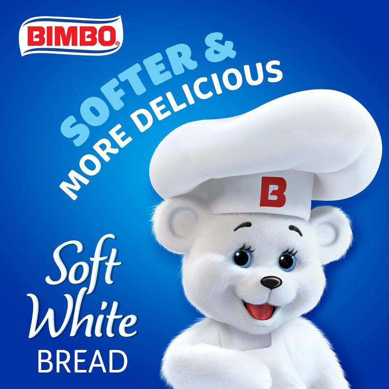 slide 3 of 10, Bimbo Soft White Bread - 20oz, 20 oz