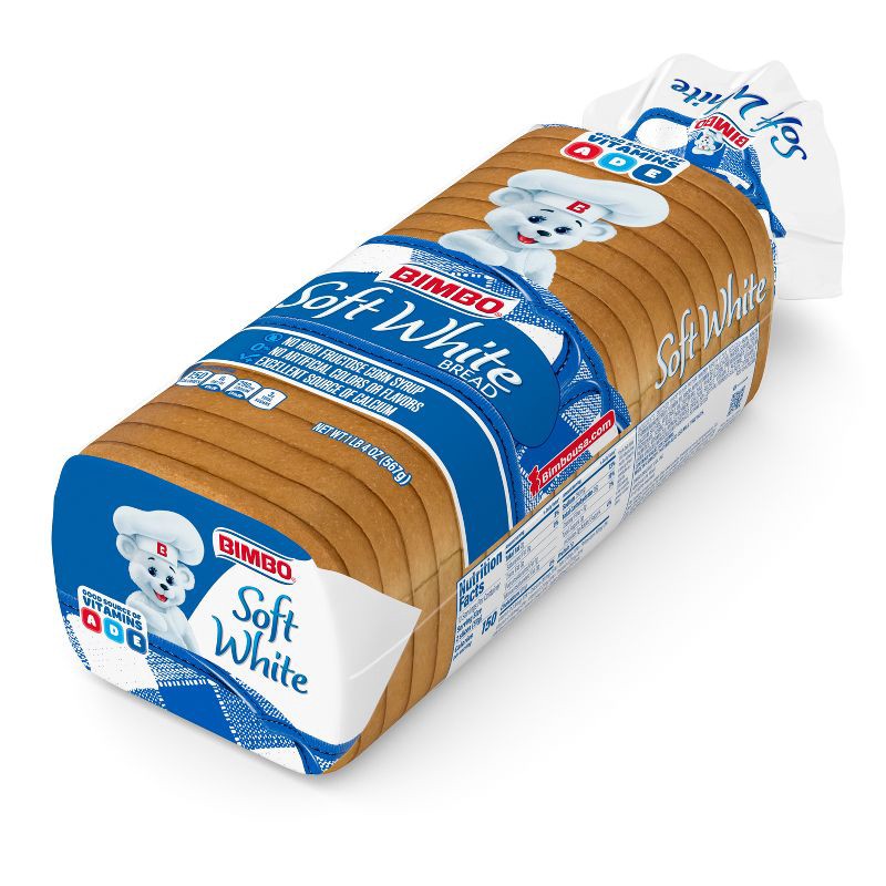 slide 6 of 10, Bimbo Soft White Bread - 20oz, 20 oz