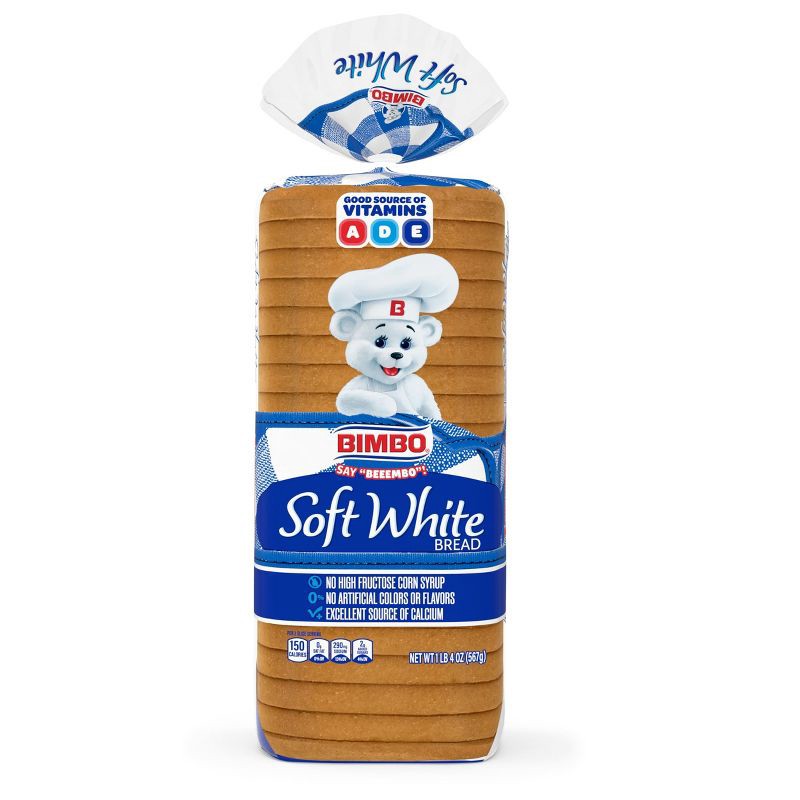 slide 7 of 10, Bimbo Soft White Bread - 20oz, 20 oz