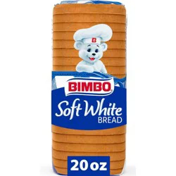 Bimbo Soft White Bread - 20oz