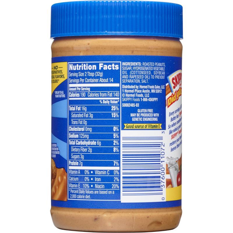 slide 3 of 12, Skippy Chunky Peanut Butter - 16.3oz, 16.3 oz