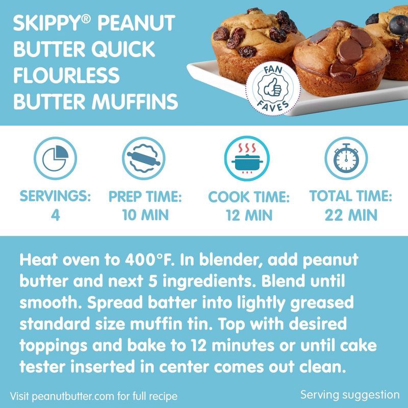 slide 7 of 13, Skippy Chunky Peanut Butter - 16.3oz, 16.3 oz