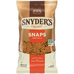 Snyder's of Hanover Pretzel Snaps Family Size - 16oz