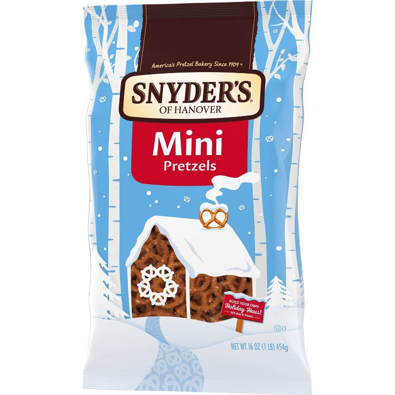 slide 6 of 9, Snyder's of Hanover Pretzels Mini Pretzels Family Size - 16oz, 16 oz