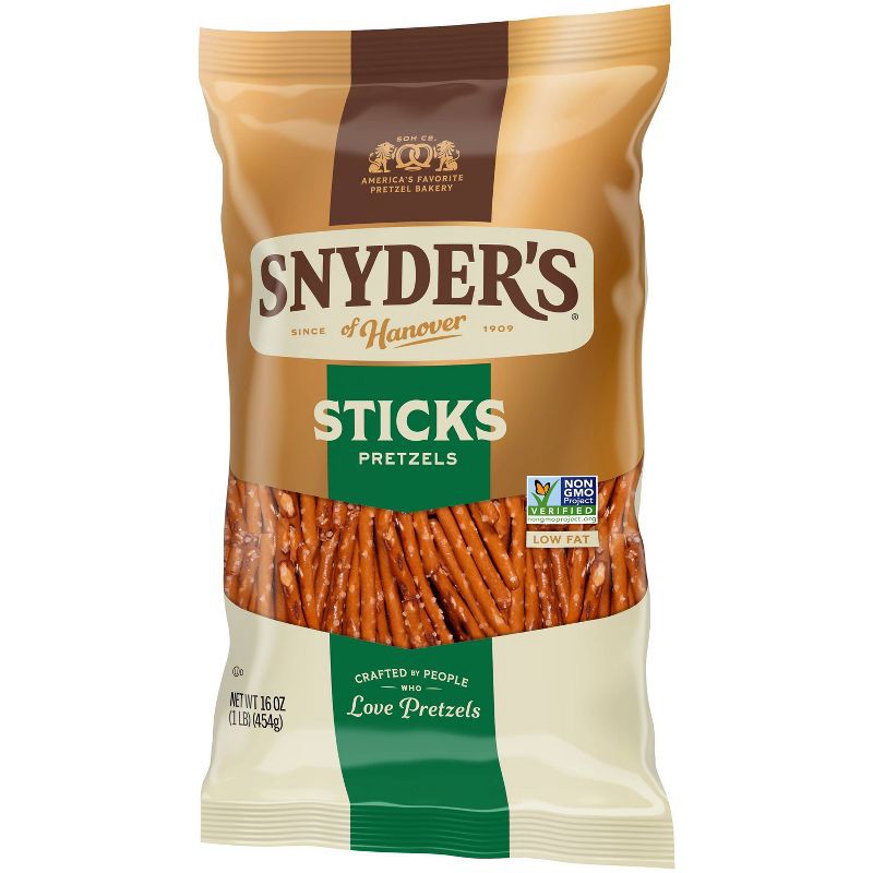 slide 5 of 5, Snyder's of Hanover Pretzel Sticks Family Size - 16oz, 16 oz