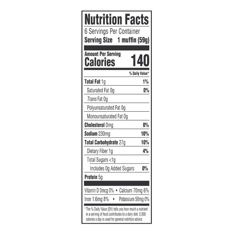 slide 9 of 10, Oroweat Extra Crisp English Muffin - 12.5oz/6ct, 12.5 oz, 6 ct