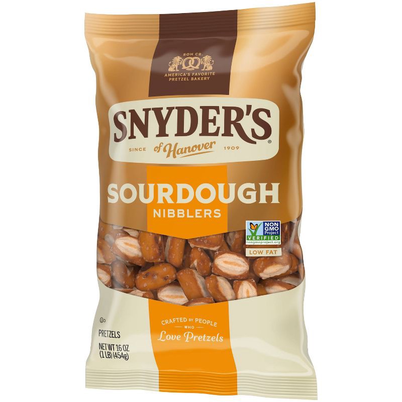 slide 5 of 6, Snyder's of Hanover Pretzels Sourdough Nibblers Family Size - 16oz, 16 oz