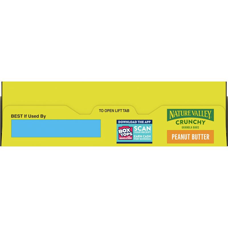 slide 6 of 7, Nature Valley Crunchy Peanut Butter Granola Bars - 6ct, 6 ct