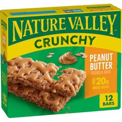Nature Valley Crunchy Peanut Butter Granola Bars - 6ct/8.94oz