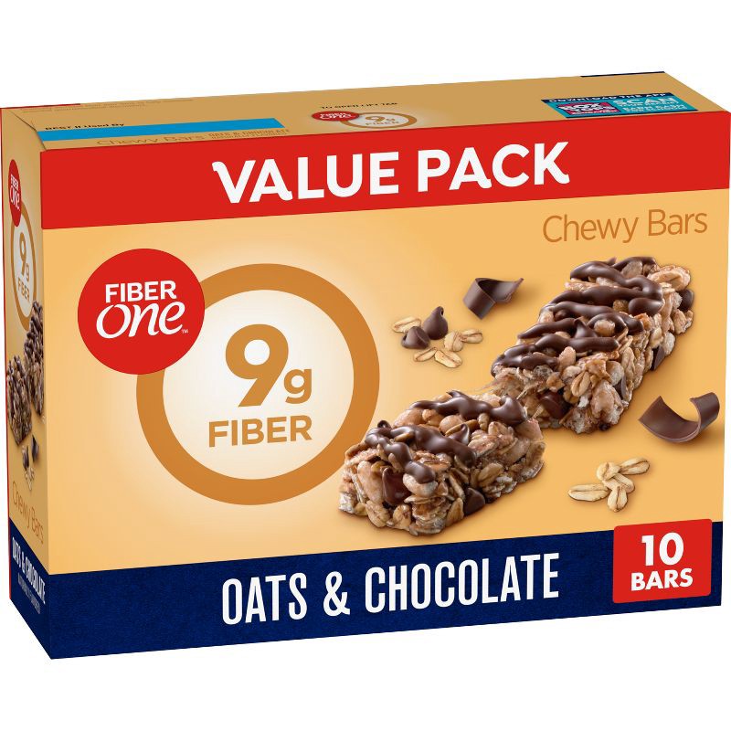 slide 1 of 7, Fiber One Oats & Chocolate Chewy Bars - 10ct/14.1oz, 10 ct, 14.1 oz