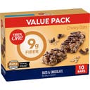 Fiber One Oats & Chocolate Chewy Bars - 10ct/14.1oz: No Artificial Flavors, Low Sodium, Whole Grain