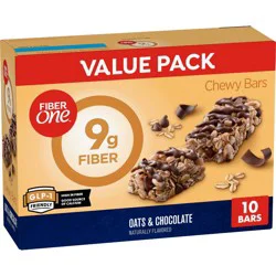 Fiber One Oats & Chocolate Chewy Bars - 10ct/14.1oz