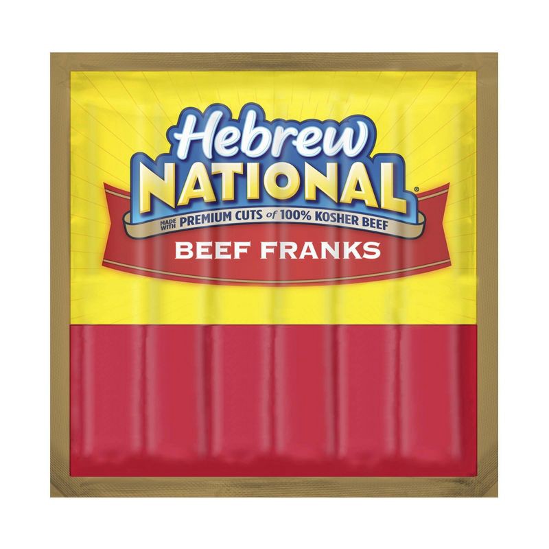 slide 1 of 12, Hebrew National Beef Franks - 10.3oz/6ct, 10.3 oz, 6 ct