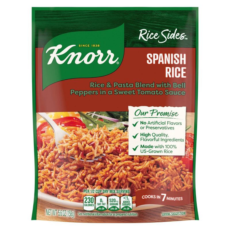 slide 1 of 9, Knorr Fiesta Sides Spanish Rice Mix - 5.6oz, 5.6 oz