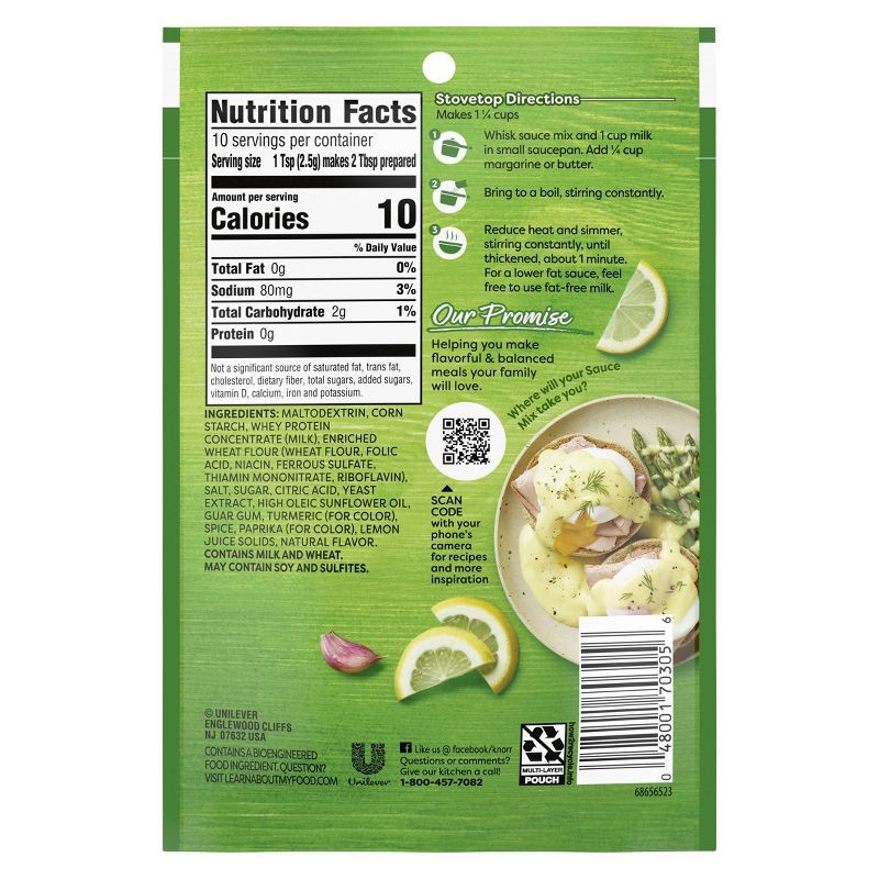 slide 3 of 9, Knorr Hollandaise Sauce Mix - 0.9oz, 0.9 oz