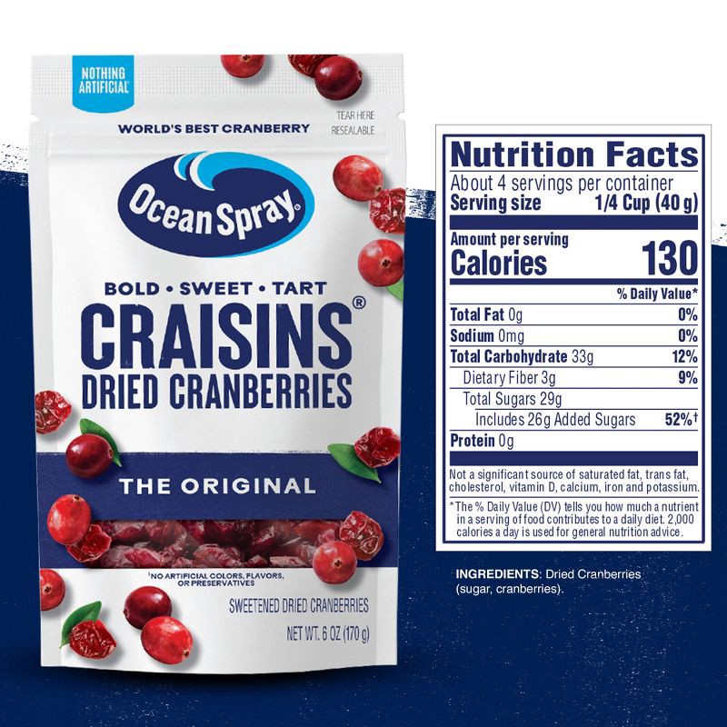 slide 3 of 14, Ocean Spray Craisins - 6oz, 6 oz