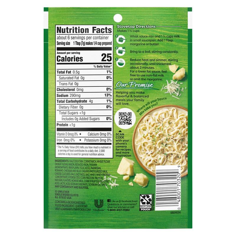 slide 3 of 10, Knorr Alfredo Sauce Mix - 1.6oz, 1.6 oz