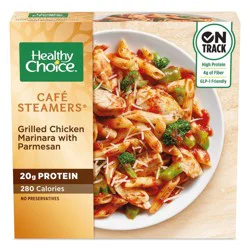 Healthy Choice Café Steamers Frozen Grilled Chicken Marinara with Parmesan - 9.5oz