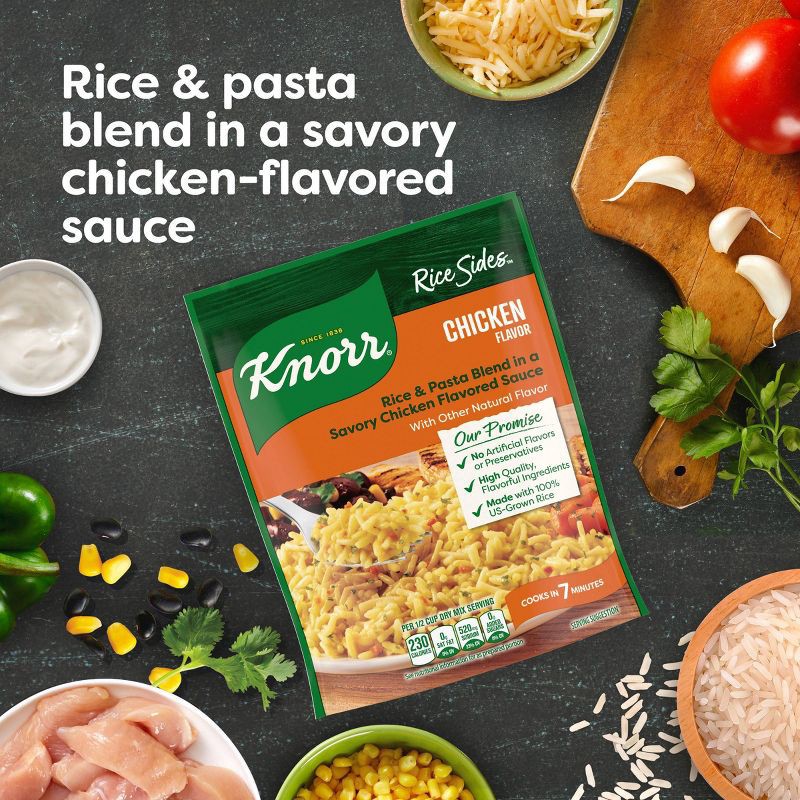 slide 7 of 8, Knorr Rice Sides Chicken Rice Blend Rice Mix - 5.6oz, 5.6 oz