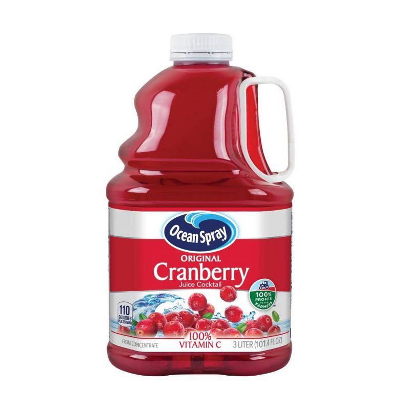 slide 1 of 6, Ocean Spray Cranberry Juice - 101.4 fl oz Bottle, 101.4 fl oz
