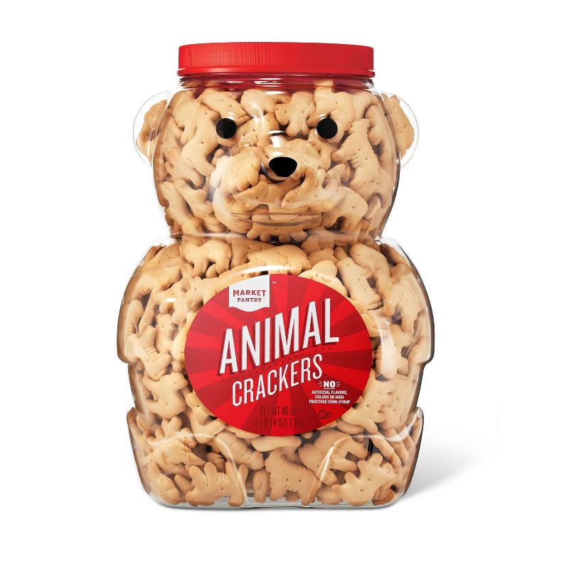 slide 1 of 4, Animal Crackers - 46oz - Market Pantry™, 46 oz