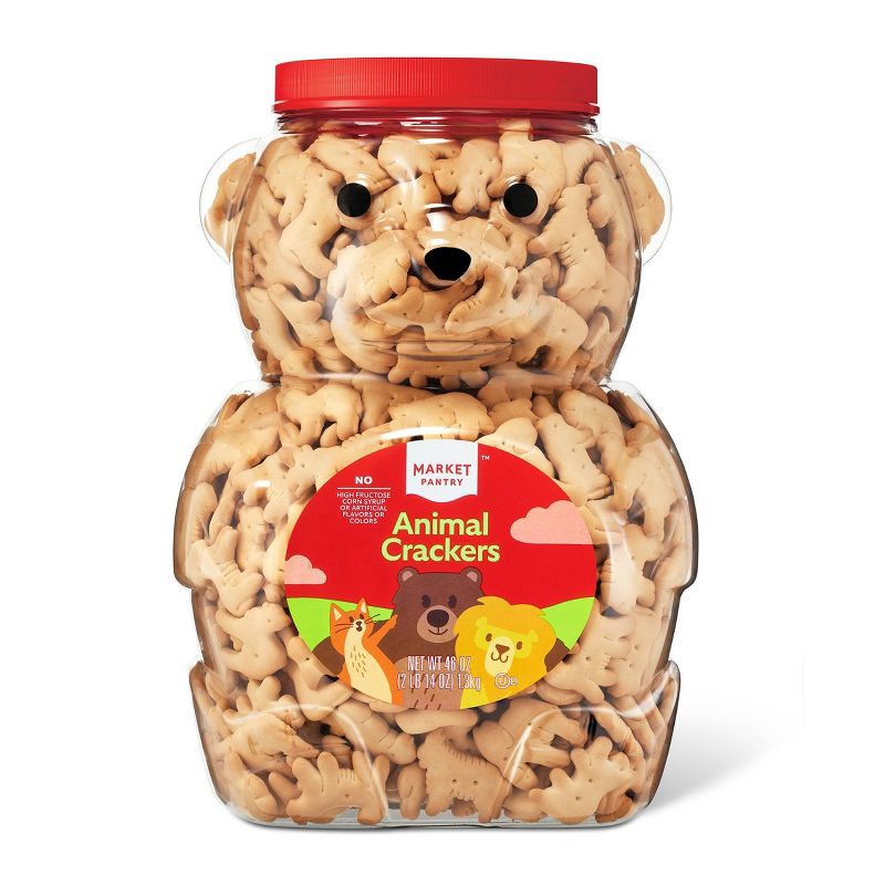 slide 1 of 4, Animal Crackers - 46oz - Market Pantry™, 46 oz