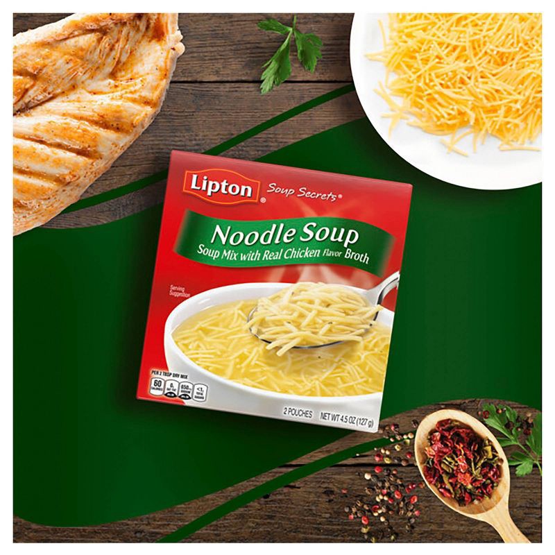 slide 7 of 12, Lipton Mixes Lipton Soup Secrets Noodle Soup Mix - 4.5oz/2pk, 4.5 oz, 2 ct