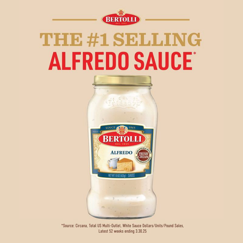 slide 4 of 7, Bertolli Alfredo Sauce with Aged Parmesan Cheese - 15oz, 15 oz