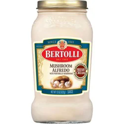 Bertolli Mushroom Alfredo Sauce with Portobello Mushrooms - 15oz