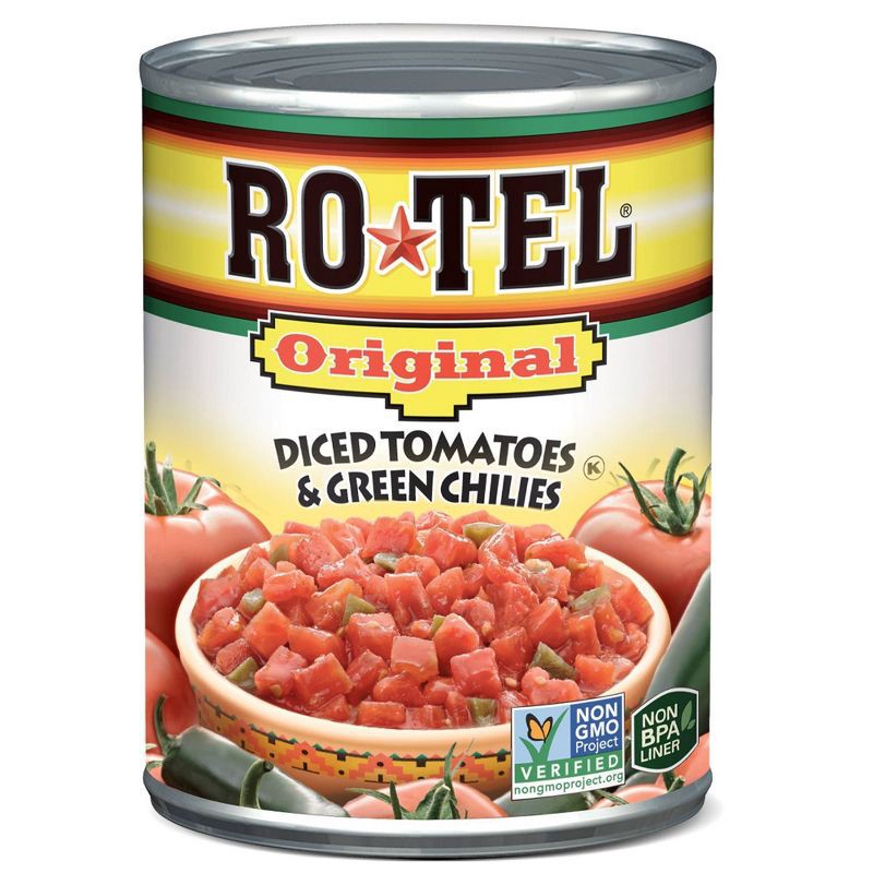 slide 1 of 4, Rotel Original Diced Tomatoes & Green Chilies 10oz, 10 oz