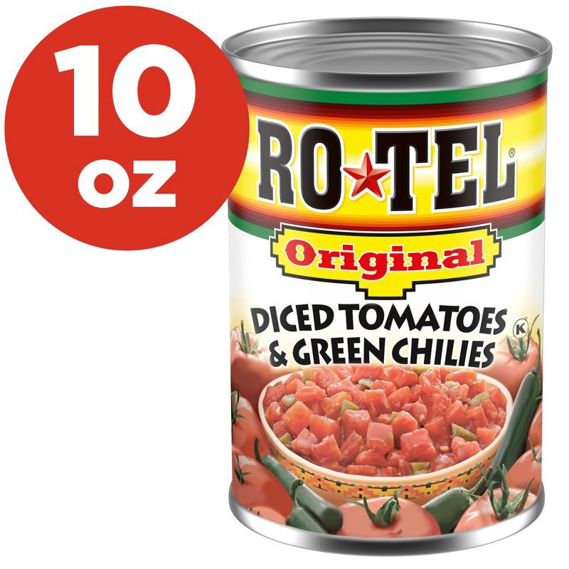 slide 1 of 4, Rotel Original Diced Tomatoes and Green Chilies - 10oz, 10 oz