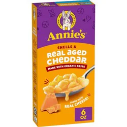 Annie's Shells & Real Aged Cheddar Mac and Cheese - 6oz