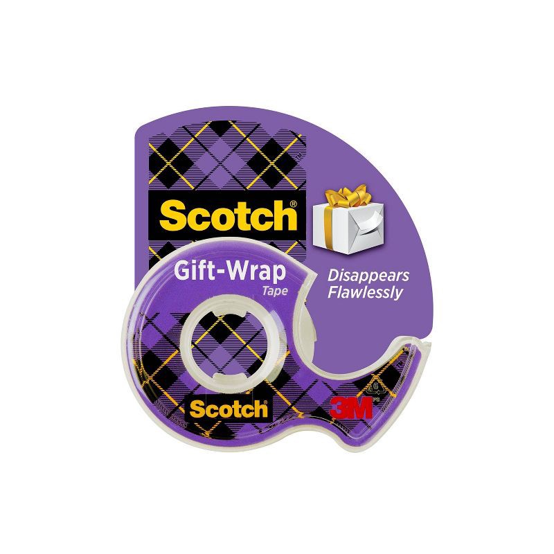 slide 16 of 16, Scotch Gift Wrap Tape, Holiday Gifting Supplies, 0.75"x700", 6 Tape Rolls with Dispensers, 1 ct