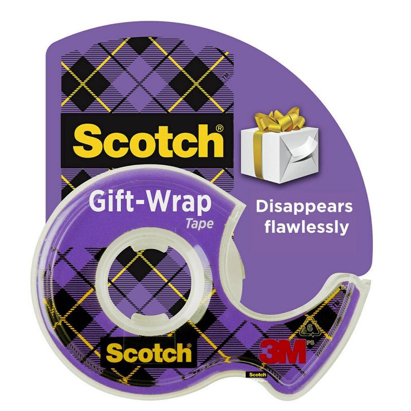 slide 1 of 16, Scotch Gift Wrap Tape, Holiday Gifting Supplies, 0.75"x700", 6 Tape Rolls with Dispensers, 1 ct