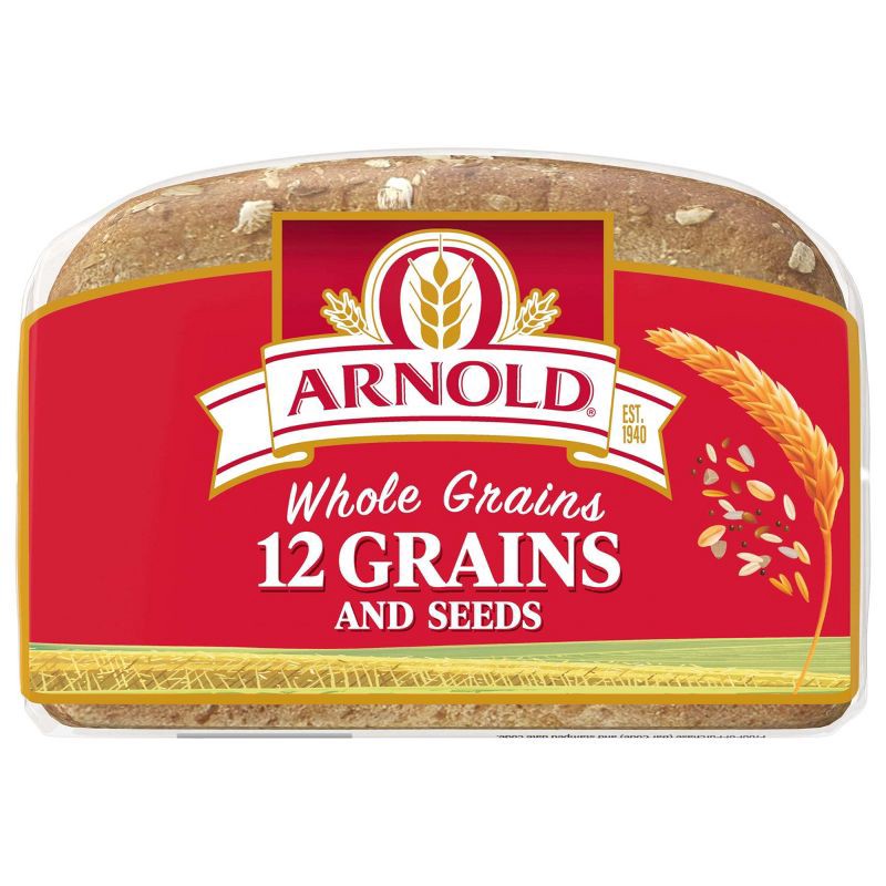 slide 8 of 11, Arnold 12 Grain Bread - 24oz, 24 oz