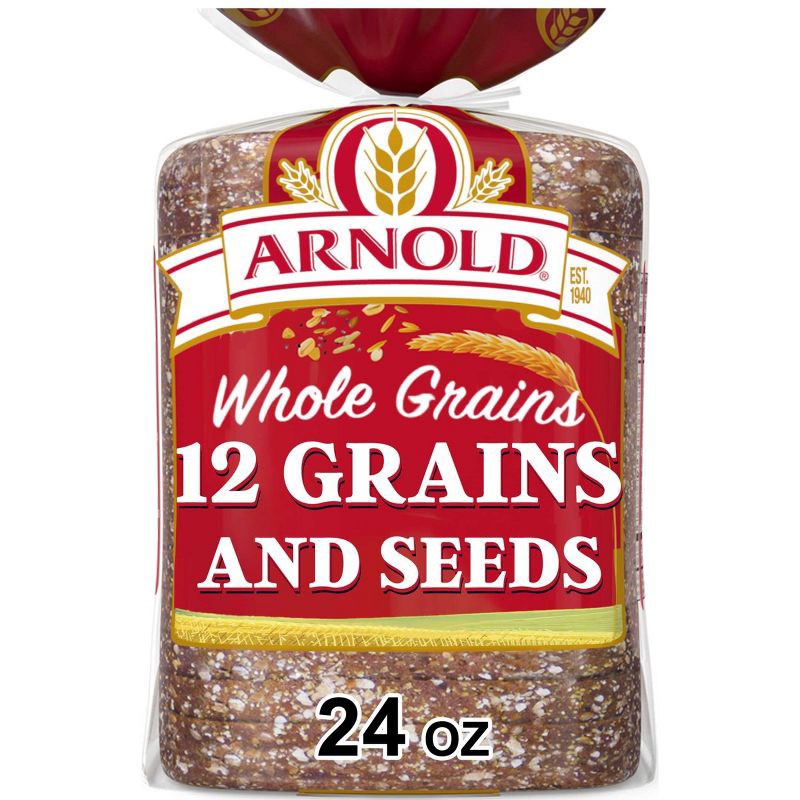 slide 1 of 11, Arnold 12 Grain Bread - 24oz, 24 oz