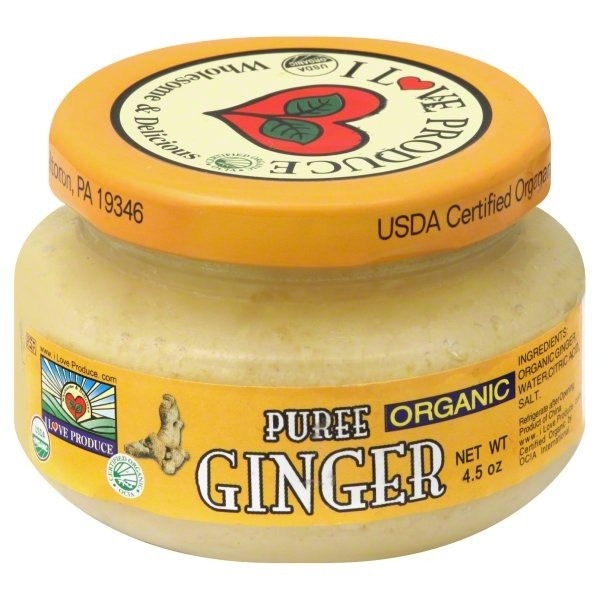 slide 1 of 2, I Love Produce Organic Ginger Puree, 4.5 oz