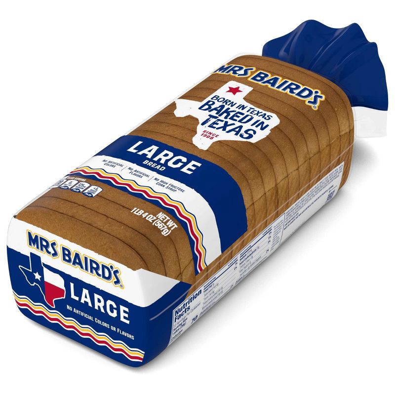 slide 2 of 11, Mrs Baird's Mrs. Baird's Large White Bread - 20oz, 20 oz
