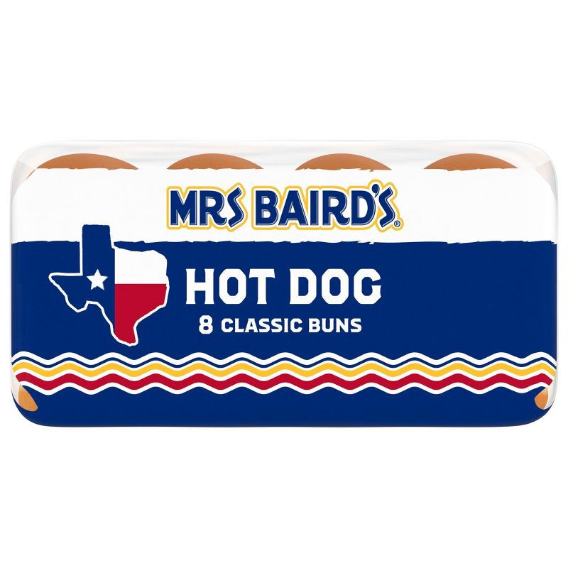 slide 5 of 10, Mrs Baird's Mrs. Baird's Hot Dog Buns - 12oz/8ct, 8 ct; 12 oz