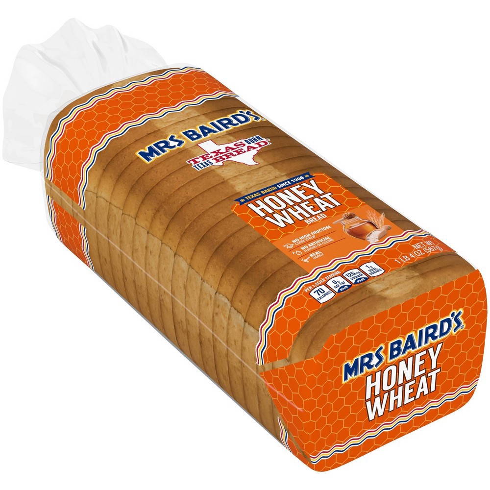 Mrs Baird's Honey Wheat Bread - Shop Sliced Bread at H-E-B