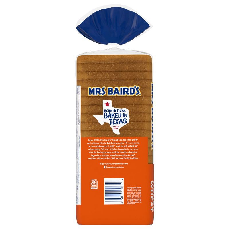 slide 5 of 11, Mrs Baird's Mrs. Baird's Honey Wheat Bread - 20oz, 20 oz