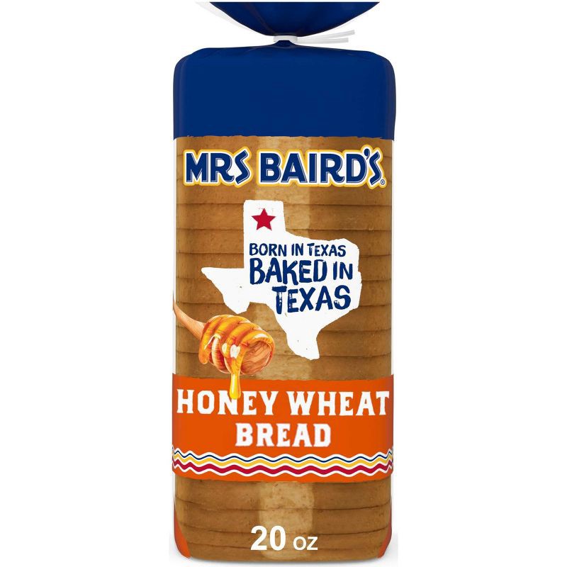 slide 1 of 11, Mrs Baird's Mrs. Baird's Honey Wheat Bread - 20oz, 20 oz