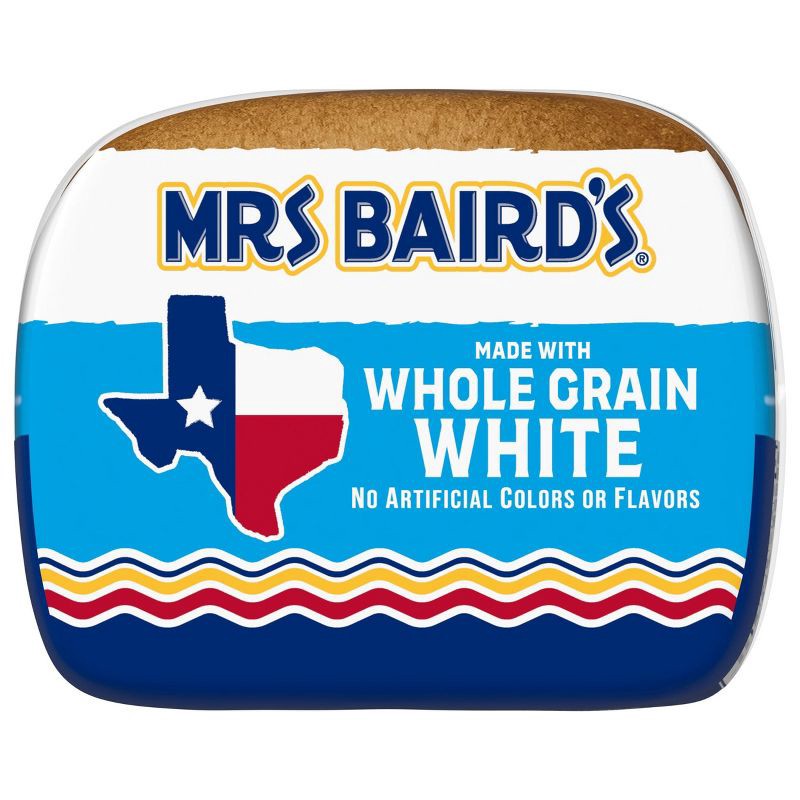 slide 6 of 12, Mrs Baird's Mrs. Baird's Whole Grain White Bread - 20oz, 20 oz