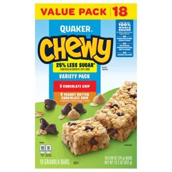 Quaker Granola Bars, Chewy, Variety Pack, Value Pack